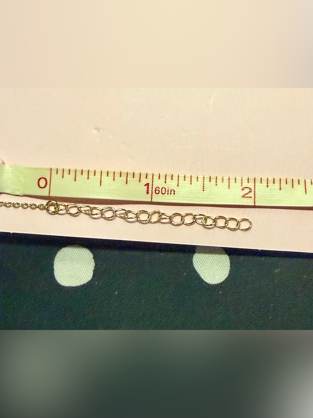 CRYSTAL HAZE Gold Marquise Link Hand Chain Bracelet and Ring 17”x 2” - Picture 12 of 14